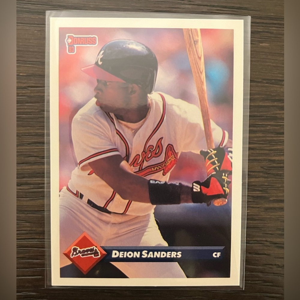 Deion Sanders Baseball Card